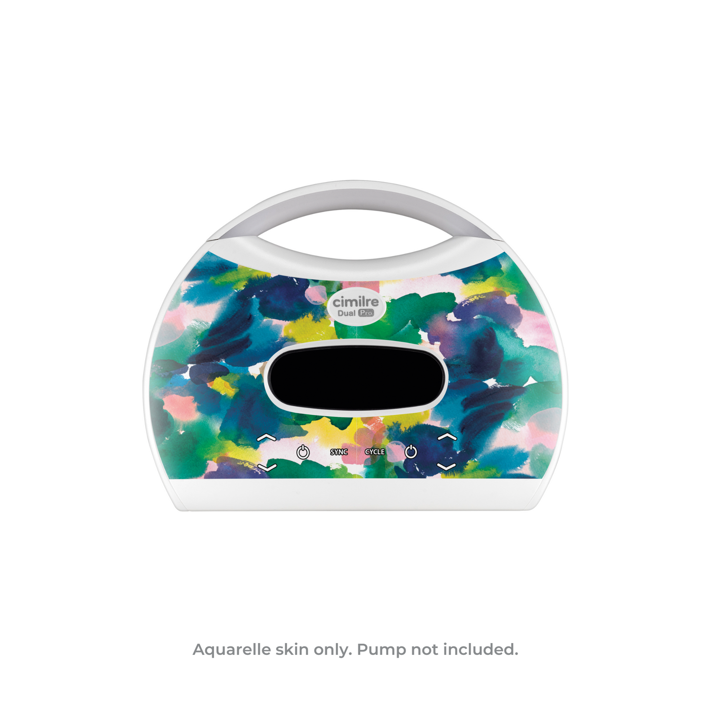Cimilre S7 dual pro with aquarelle skin decal on it