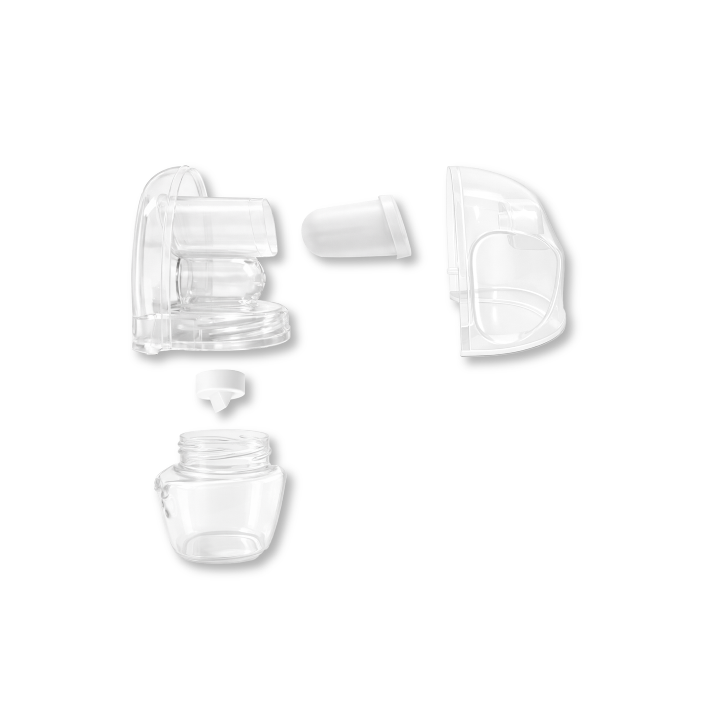 how to assemble Cimilre hands free collection cups 